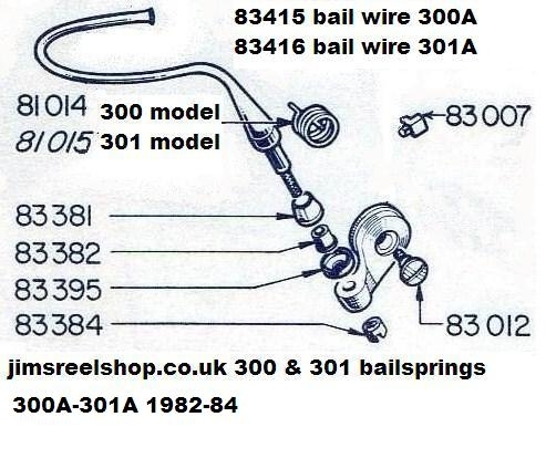 83416 Mitchell 301A-C- 411a LATER Bail wire