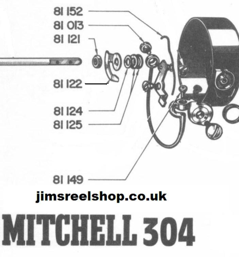MITCHELL 304/304S/305/314/315 LINE GUIDES 81149