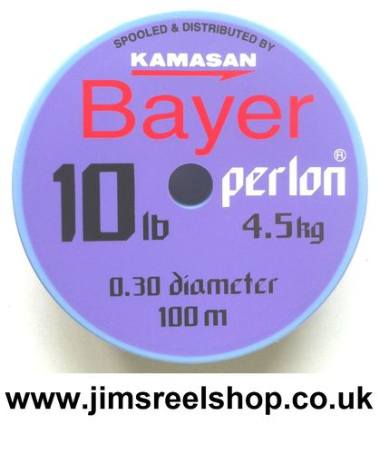 BAYER PERLON LINE 10.0lb /4.5kg BS 0.30mm DIAM.