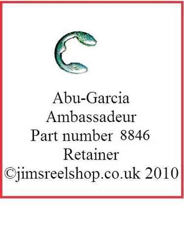 ABU AMBASSADEUR & CARDINAL E-CLIP RETAINER 8846