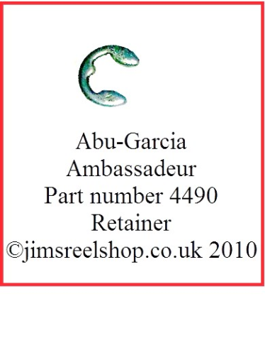 ABU AMBASSADEUR BUSHING & HANDLE E-CLIPS # 4490
