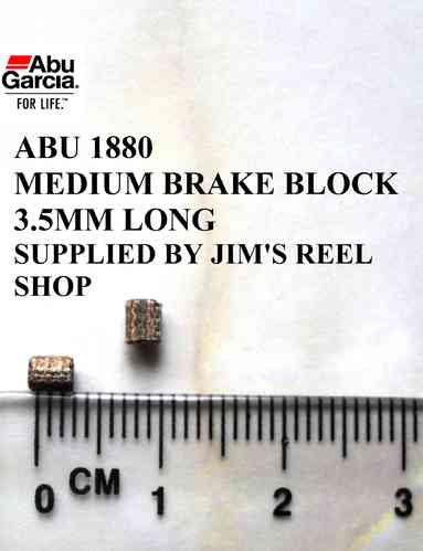 ABU AMBASSADEUR MEDIUM FIBRE BRAKE BLOCKS #1880
