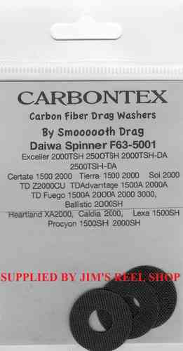 SMOOTHDRAG CARBONTEX WASHERS DAIWA F63-5001 (3)