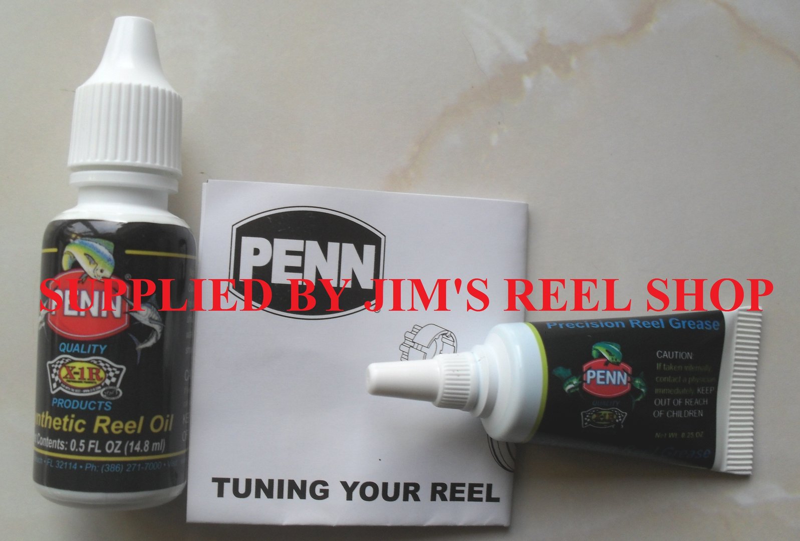 PENN REEL X-1R OIL & GREASE REEL SERVICING PACK - Jim's Reel Shop