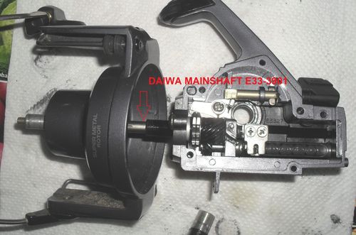 DAIWA TOURNAMENT S5000/5500T MAINSHAFT E33-3901