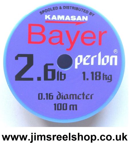 BAYER PERLON 2.6LB / 1.18KG B/S 0.16mm DIAMETER