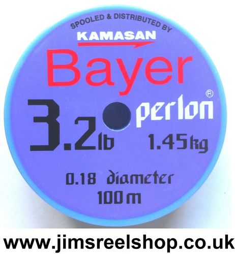 BAYER PERLON 3.2LB  1.45KG B/S 0.18mm MONO LINE